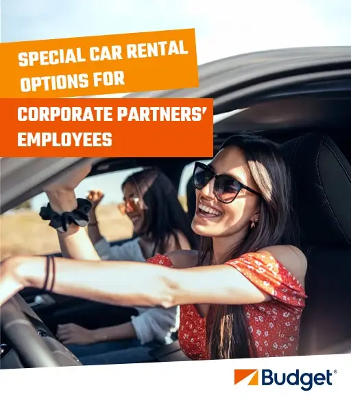 Special car rental for employees of our corporate partners